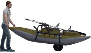 one man fishing ponton boat that's very lightweight and easy to handle